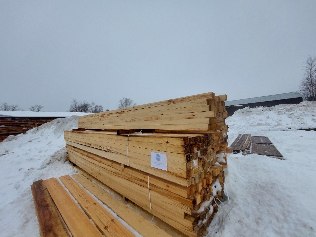 Брус осина 100х100х6000.