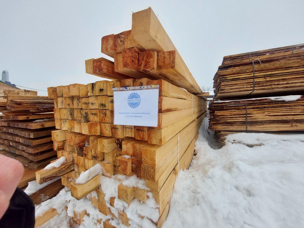 Брус обрезной 100×100×6000 мм — изображение 3